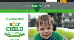 Desktop Screenshot of holychildacademy.com