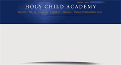 Desktop Screenshot of holychildacademy.org